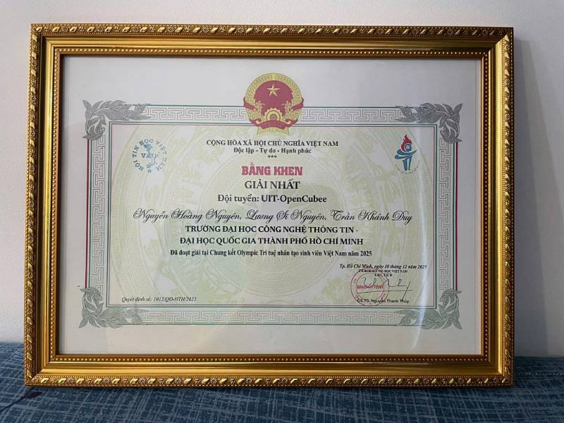 Vietnam Student AI Olympiad (1st edition)